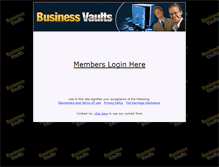 Tablet Screenshot of businessvaults.com